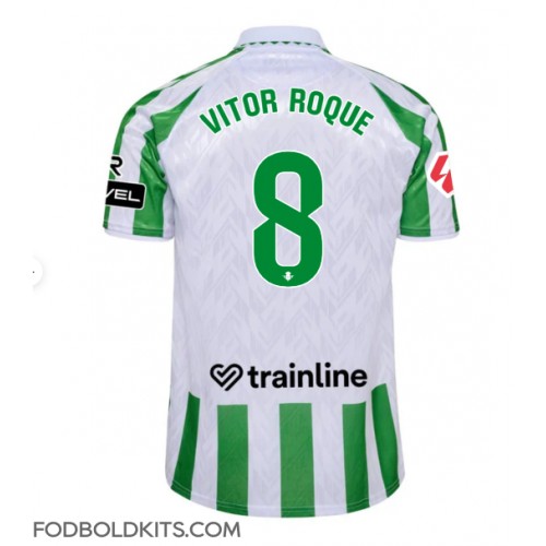 Real Betis Vitor Roque #8 Hjemmebanetrøje 2024-25 Kortærmet